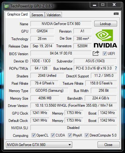 &#91;VGA&#93; ASUS GTX 980 Matrix Platinum Graphic Card Review