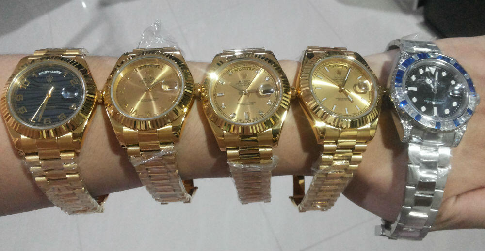(YG 18K) RLX DD 218238 BKWAP, CHDP,CHIP,CHRP, GMT 116759SA