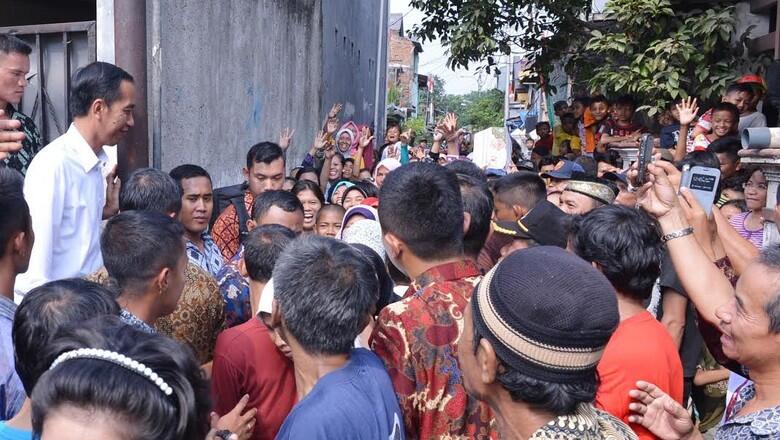 Jokowi Kembali Blusukan di Kampung-kampung di Jakarta, ini Foto-fotonya