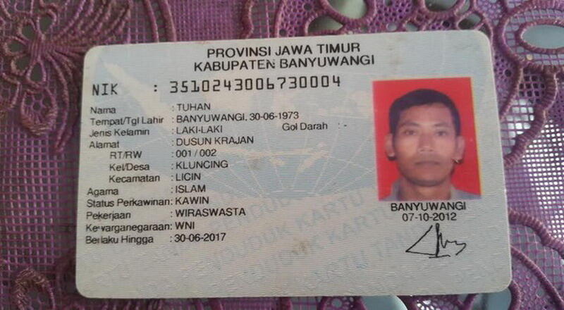 nama yang aneh..