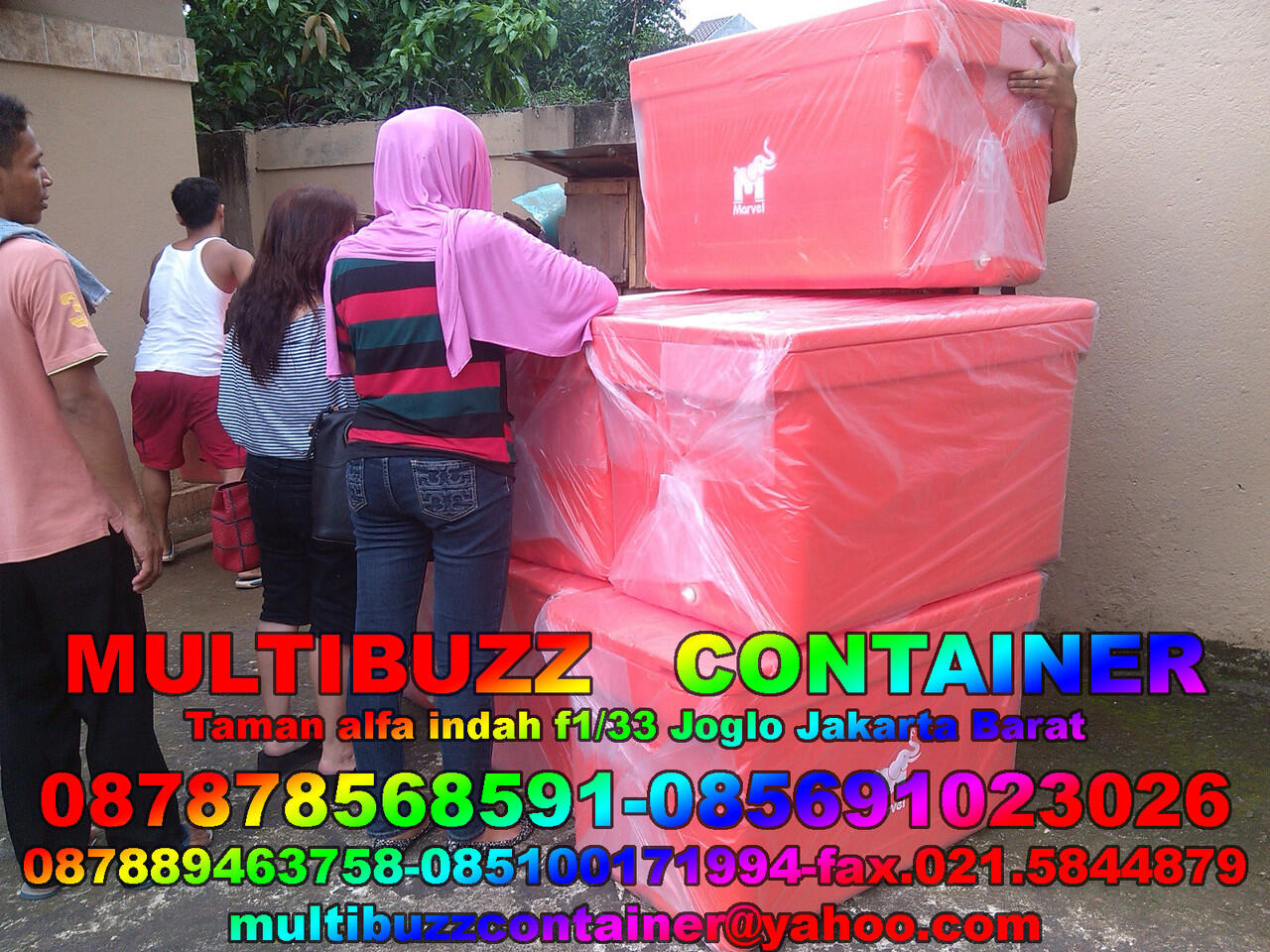 Terjual cool box besar dan kecil untuk pendingin ikan 