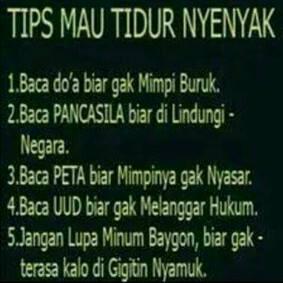 Tips Biar Malah Hari Bisa Tidur Nyenyak Gan...