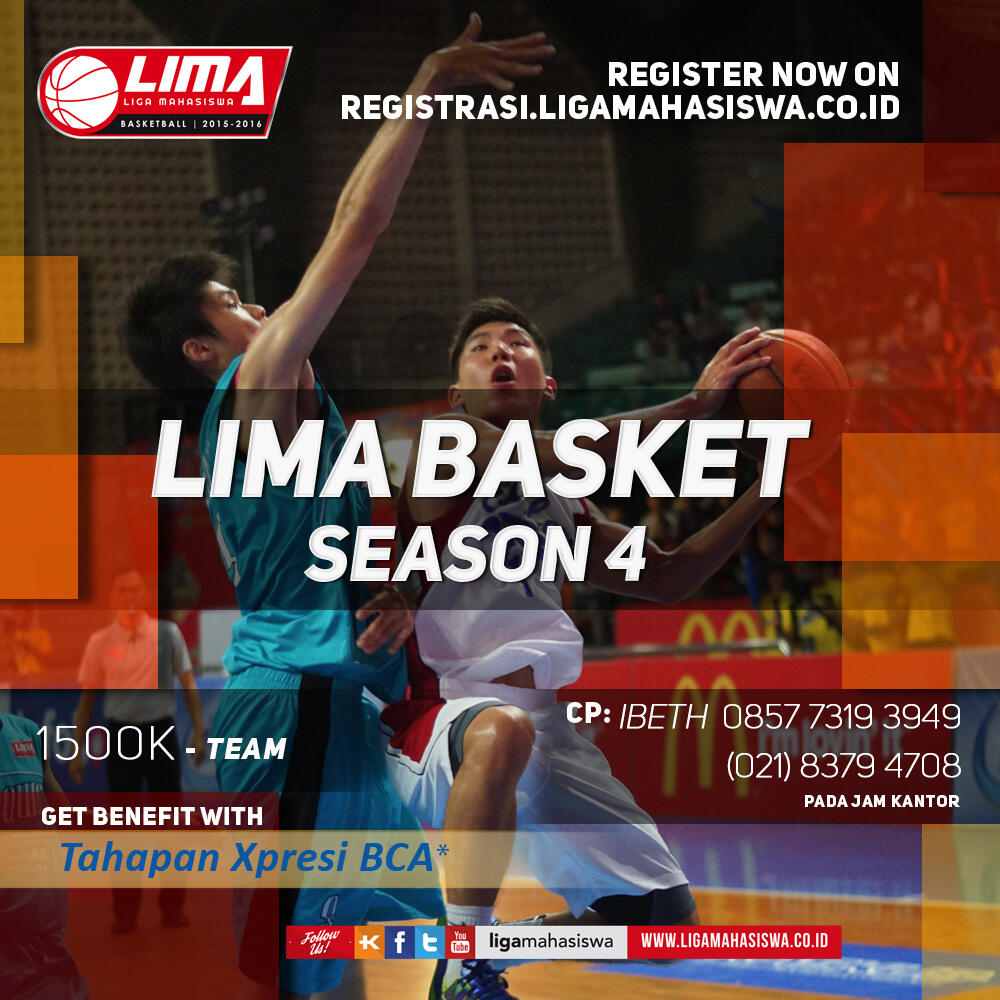 Liga Mahasiswa Basket Season 4 Siap Digelar