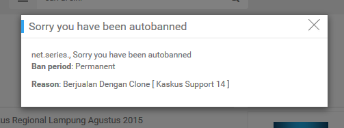 Minta Penjelasan Banned ! -_-