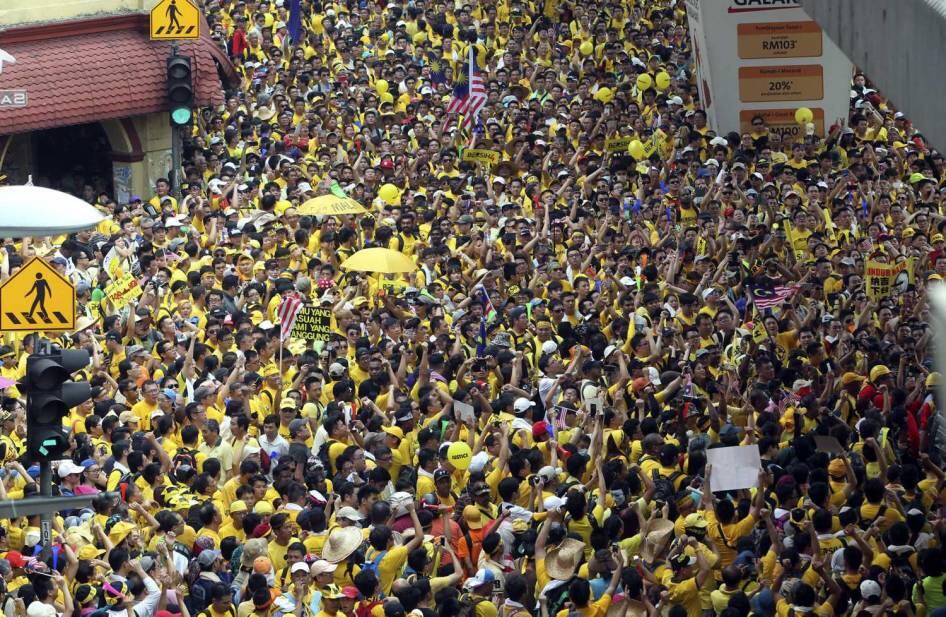 FOTO: Gelombang Unjuk Rasa &quot;Bersih 4&quot; Menghantam Malaysia