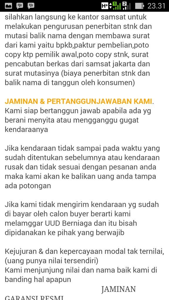 Lagi-Lagi Penipuan 2Jt Melayang, Korban kelahiran Sumbawa besar, Nusa tenggara barat