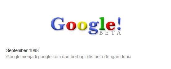 Menarik? Riwayat Logo Google dari 1998 Hingga 2015