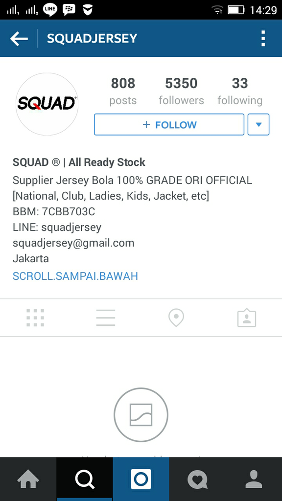 Hati-Hati Penipuan atas akun Instagram Squad Jersey a.n Mikhael Hamonangan
