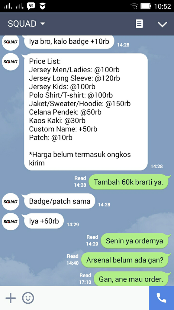 Hati-Hati Penipuan atas akun Instagram Squad Jersey a.n Mikhael Hamonangan