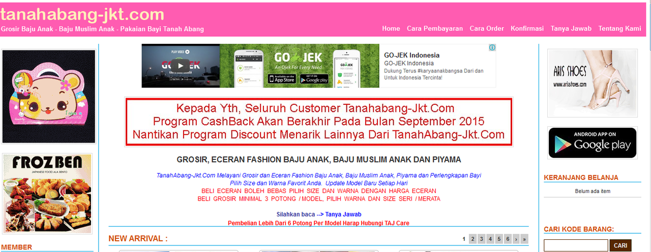 &#91;Sharing&#93; Usaha Baju Anak Online dan Offline