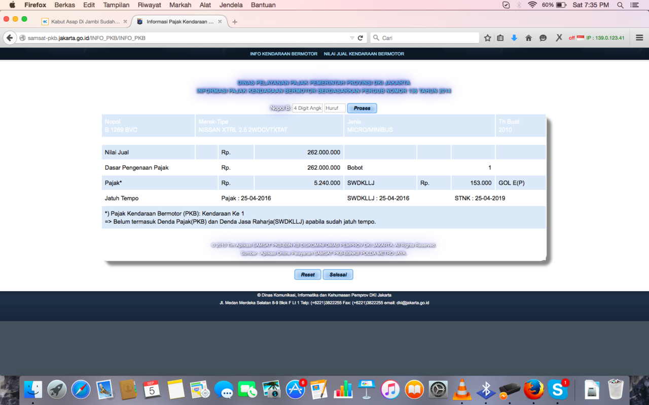 Tahun plat nomor dan STNK berbeda (HELP)