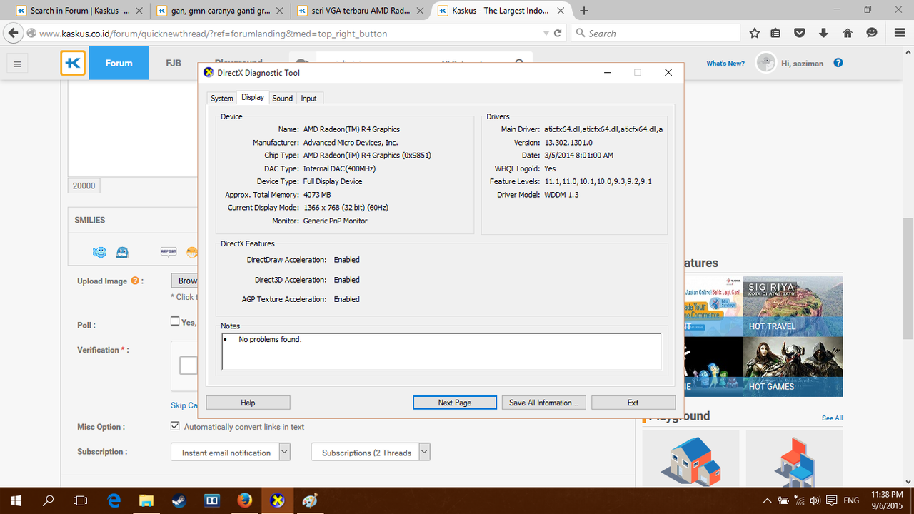 tolong kasih pencerahan sama laptop ane gan Lenovo G40 