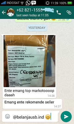 ++++++ Testimonial BelanjaUSB :D ++++++ 