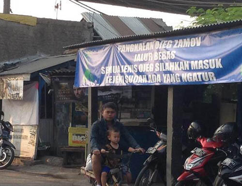 Pangkalan Ojek Zamov: Rejeki Sudah Ada yang Ngatur