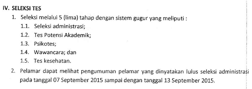 REKRUTMEN PERUM PERHUTANI 