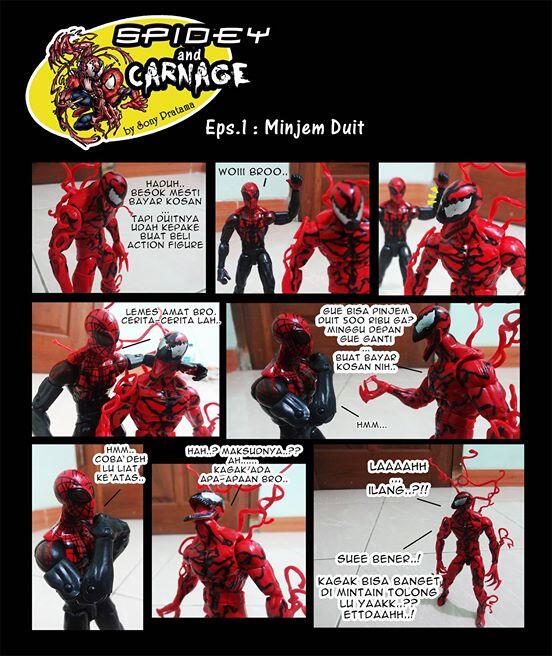 Komik Gokil Spidey vs Carnage :D