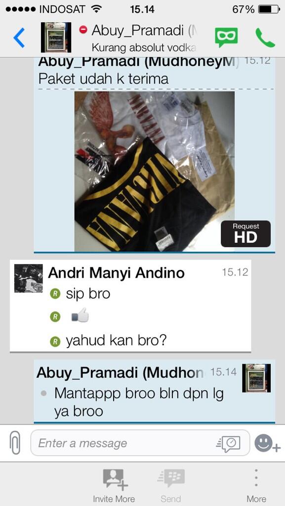 Testimonial Lapak Kaos Kurt Cobain (Since 2012) theandino