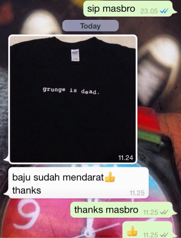 Testimonial Lapak Kaos Kurt Cobain (Since 2012) theandino