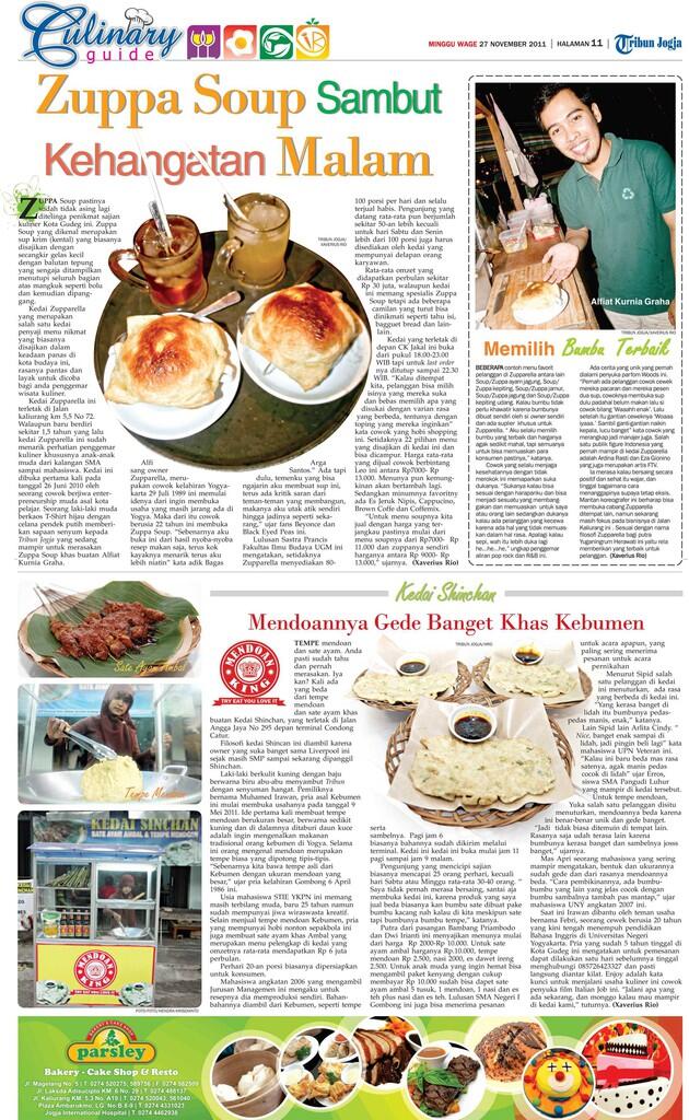 Zuppa Soup Sambut Kehangatan Malam