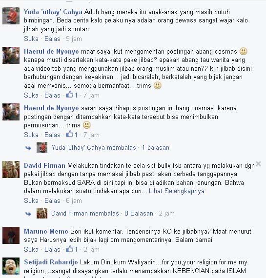 Pake jilbab loh, sekali lagi pake jilbab, malu2 in aja