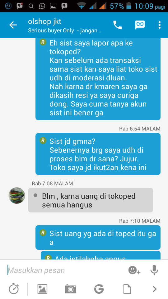 (help) penipu di tokop*dia. harap hati-hati ya gan bagi yg newbe di toped