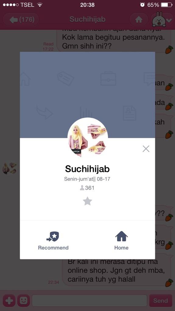 SUCIHIJAB / SUCHIHIJAB / CHASTEHIJAB PENIPU BERKEDOK JUALAN HIJAB DI IG!!!