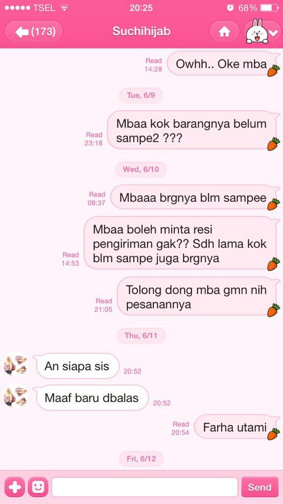 SUCIHIJAB / SUCHIHIJAB / CHASTEHIJAB PENIPU BERKEDOK JUALAN HIJAB DI IG!!!
