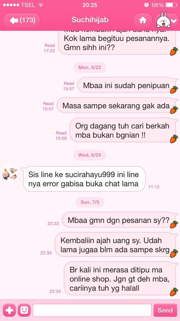 SUCIHIJAB / SUCHIHIJAB / CHASTEHIJAB PENIPU BERKEDOK JUALAN HIJAB DI IG!!!