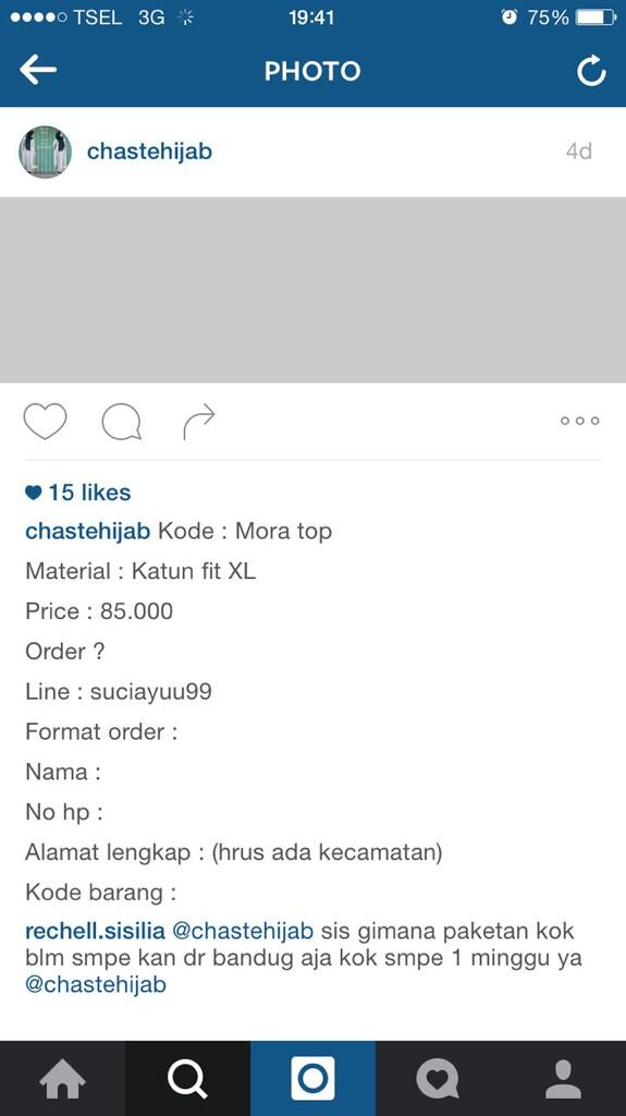 SUCIHIJAB / SUCHIHIJAB / CHASTEHIJAB PENIPU BERKEDOK JUALAN HIJAB DI IG!!!