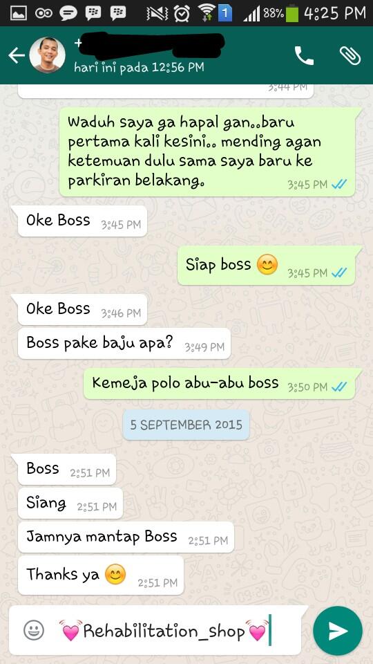 KOMENTAR DAN KESAKSIAN PARA COSTUMER REHABILITATION SHOP