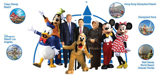 Cadas, Donald Trump Bangun Disneyland di Bogor!