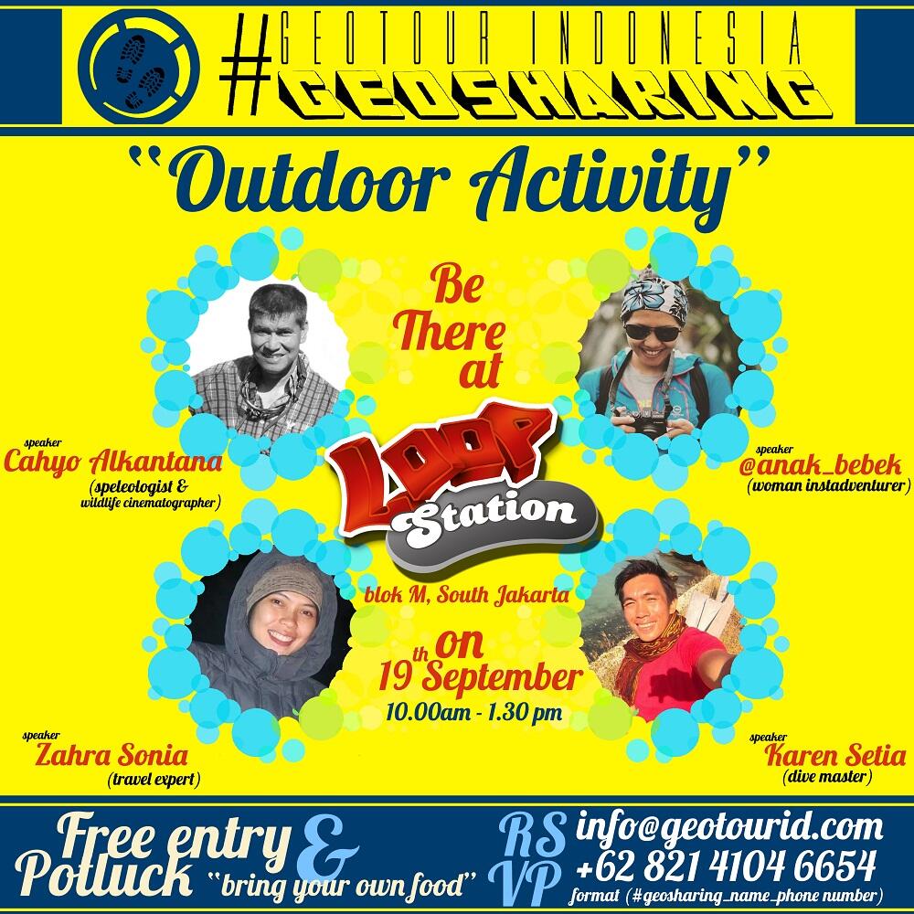 &#91;INVITATION 19.9&#93; Geosharing &quot;Outdoor Activity&quot; - 19 September