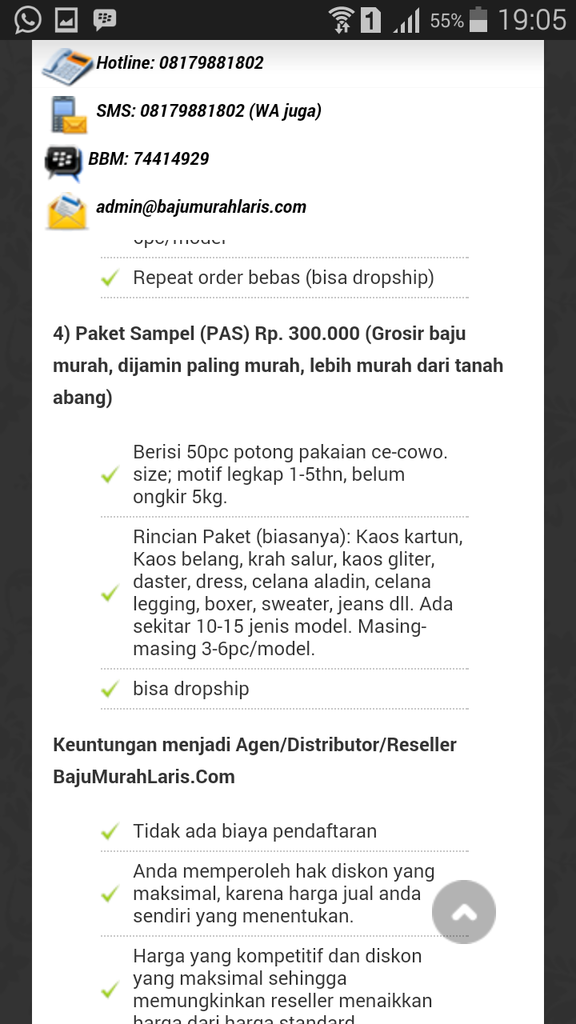hati hati membeli dari bajumurahlaris.com