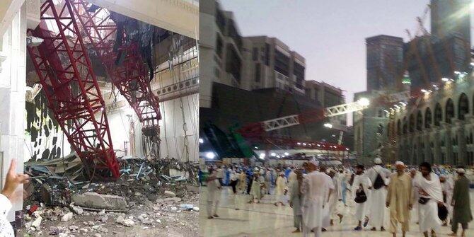 Crane jatuh di Masjidil Haram, 20 jamaah asal Indonesia luka-luka