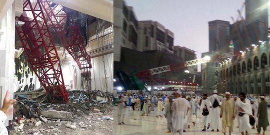 Ini suasana kalut selepas crane di Masjidil Haram timpa jamaah