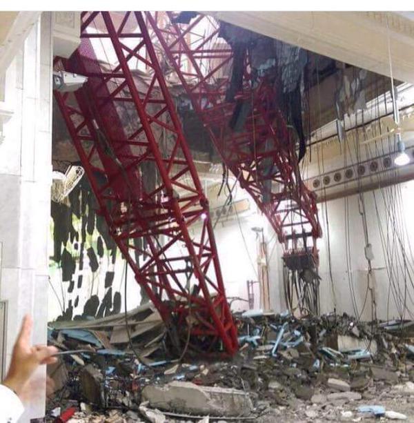 Ini suasana kalut selepas crane di Masjidil Haram timpa jamaah