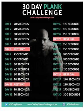 30 Days Fitness Challenges? Challenges Accepted! :D