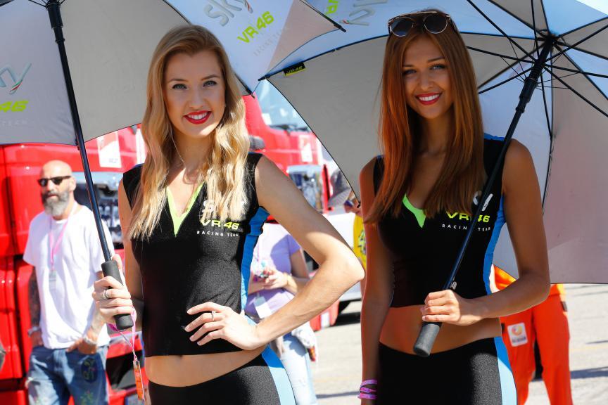 Paddock Girl Moto GP 2015 GP San Marino Italy