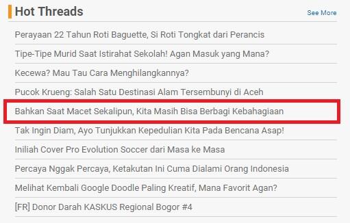 Cara Hebat Berbagi Kebahagiaan Pada Saat Macet