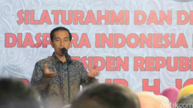 Cerita Lucu Jokowi Disetiri Pangeran Abu Dhabi ke Diaspora Qatar