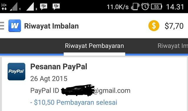 Yougov Isi Survei dapet dollar, mudah, gratis, WD via Paypal