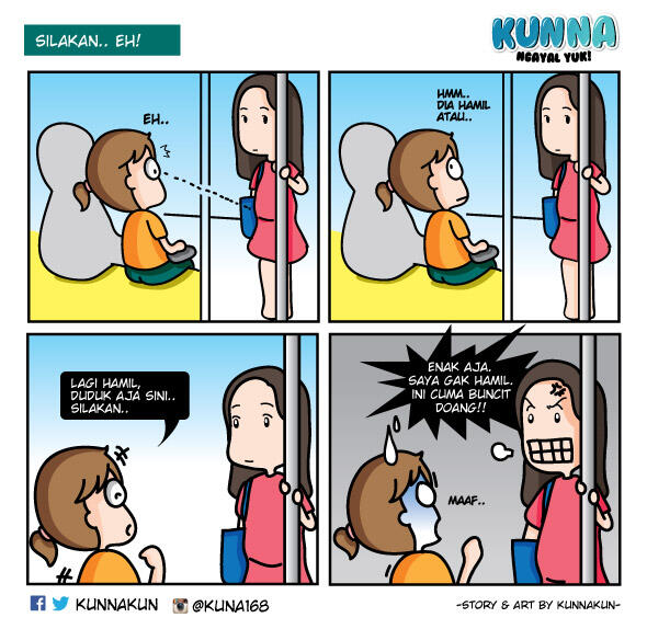 Kunna Ngayal Yuk! &lt;&lt; KOMIK STRIP BARU EKE&gt;&gt;