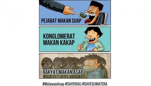  Kebakaran Hutan Rugikan Ekonomi Riau Rp 20 Triliun