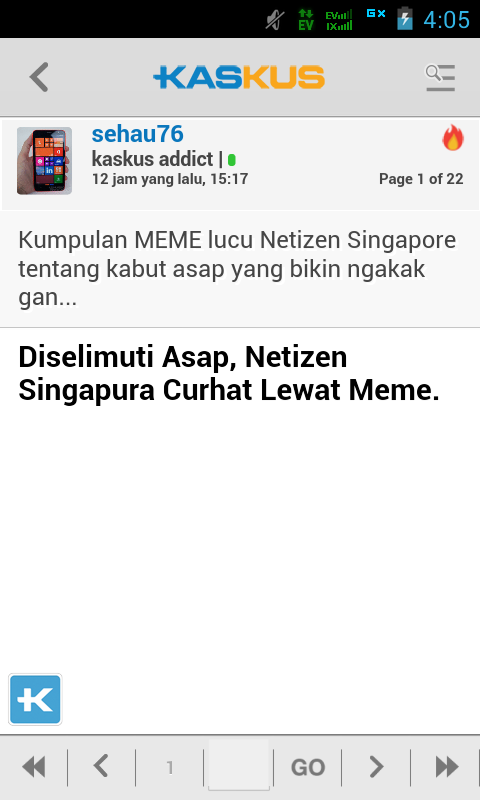 Tanggapan Terhadap HT Meme Lucu netizen Singapura