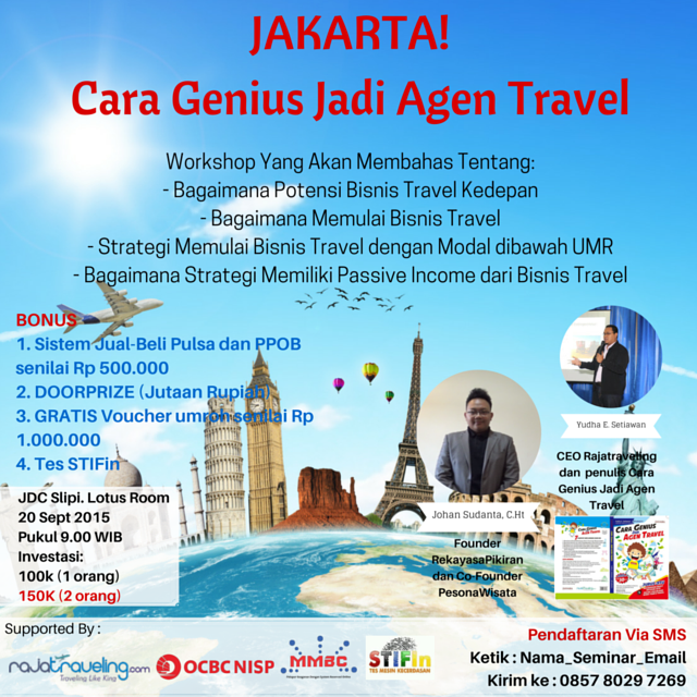 Seminar Bisnis Travel &quot;Bongkar Meledakkan Omzet Melalui Bisnis Pariwisata&quot;