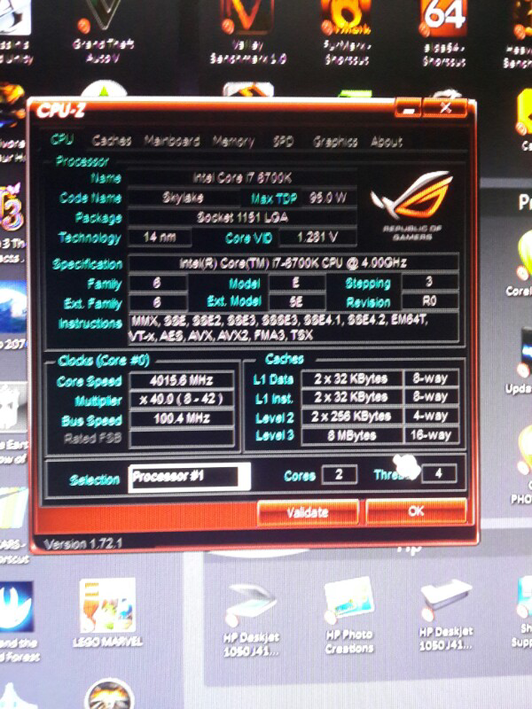 HELP intel core i7 6700k terbaca 2 core 4 thread