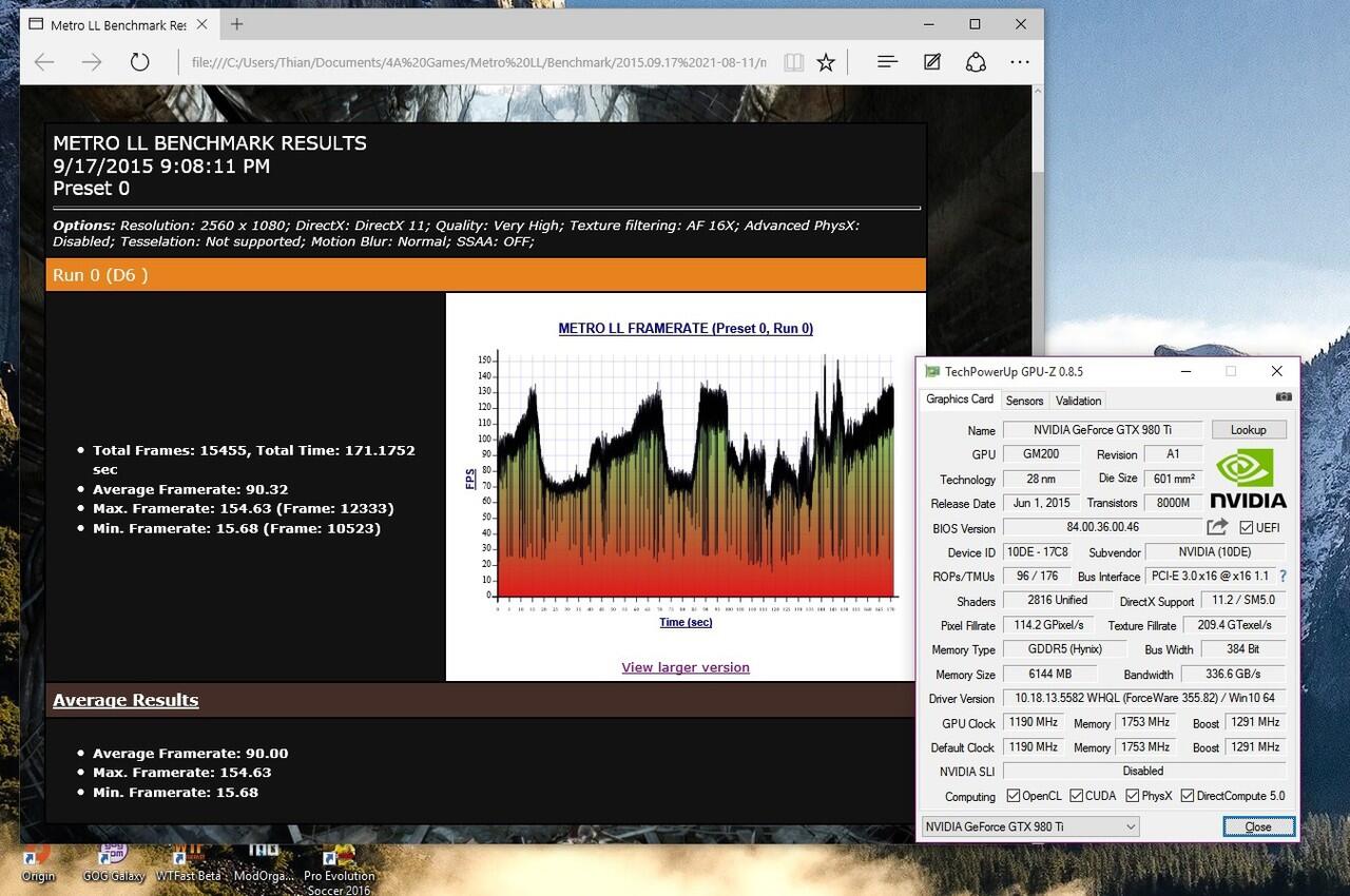 &#91;VGA&#93; Review GTX 980 Ti GALAX HOF : What's your game? 