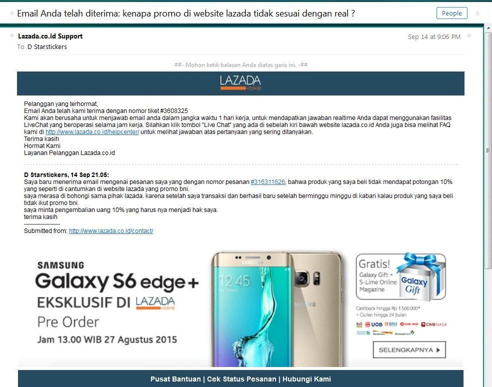 HATI - HATI PENIPUAN dengan promo credit card dan promo cicilan yang ada di LAZADA