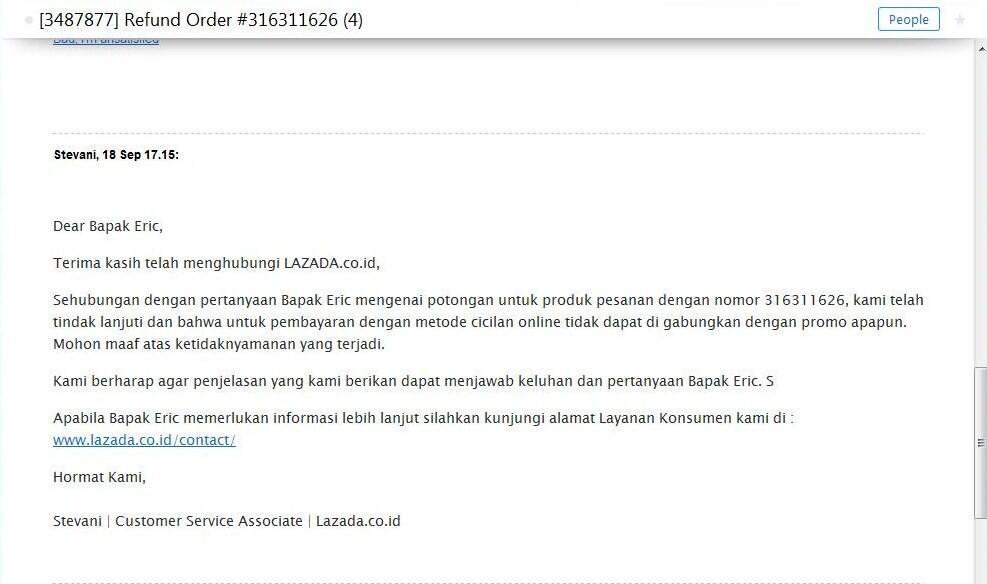 HATI - HATI PENIPUAN dengan promo credit card dan promo cicilan yang ada di LAZADA