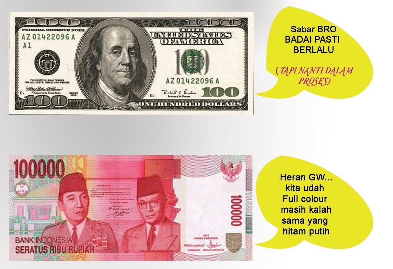 Nilai Tukar Rupiah Menurun, Menyalahi Kodrat Kapten Amerika VS Bima Sakti